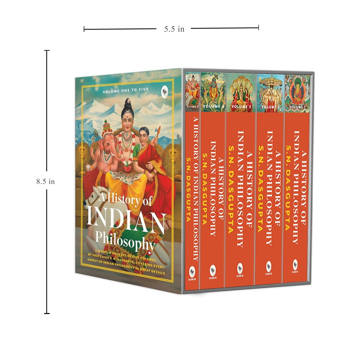 A History of Indian Philosophy Volume Boxed Set Paperback –