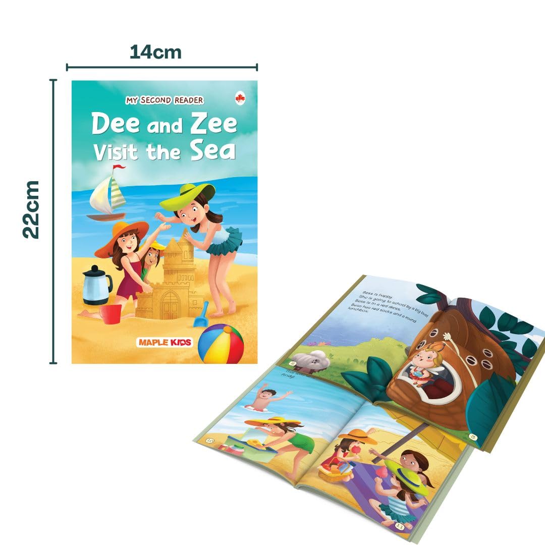 Story Books for Kids - Second Reader (Illustrated) (Set of 6 Books) - Phonic stories - Bedtime Stories - 3 Years to 6 Years Old - Read Aloud to Infants, Toddlers