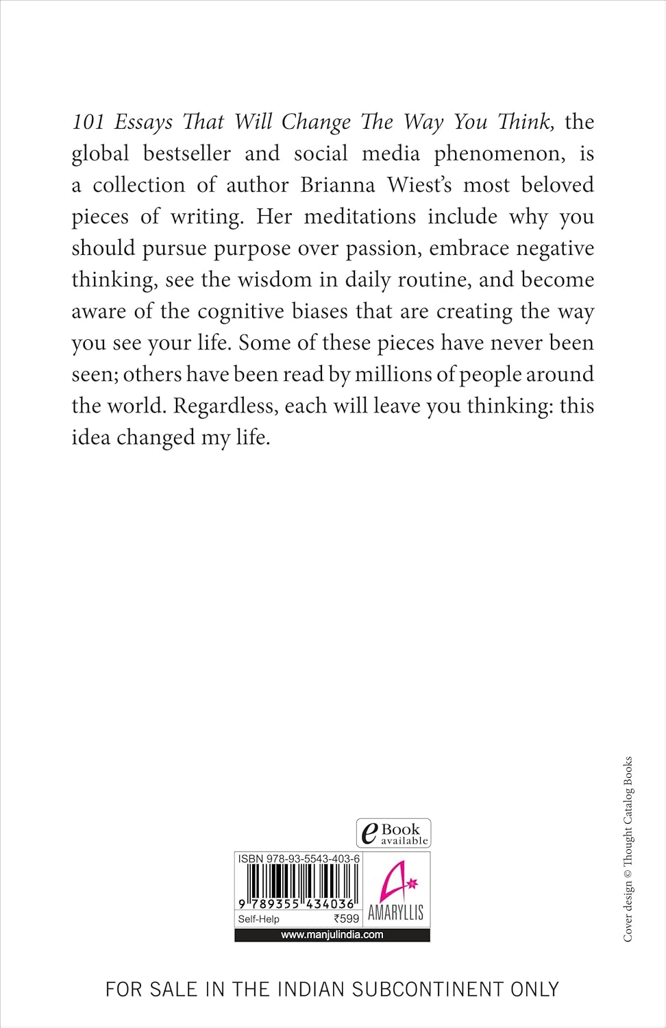 101 Essays That Will Change The Way You Think (English)