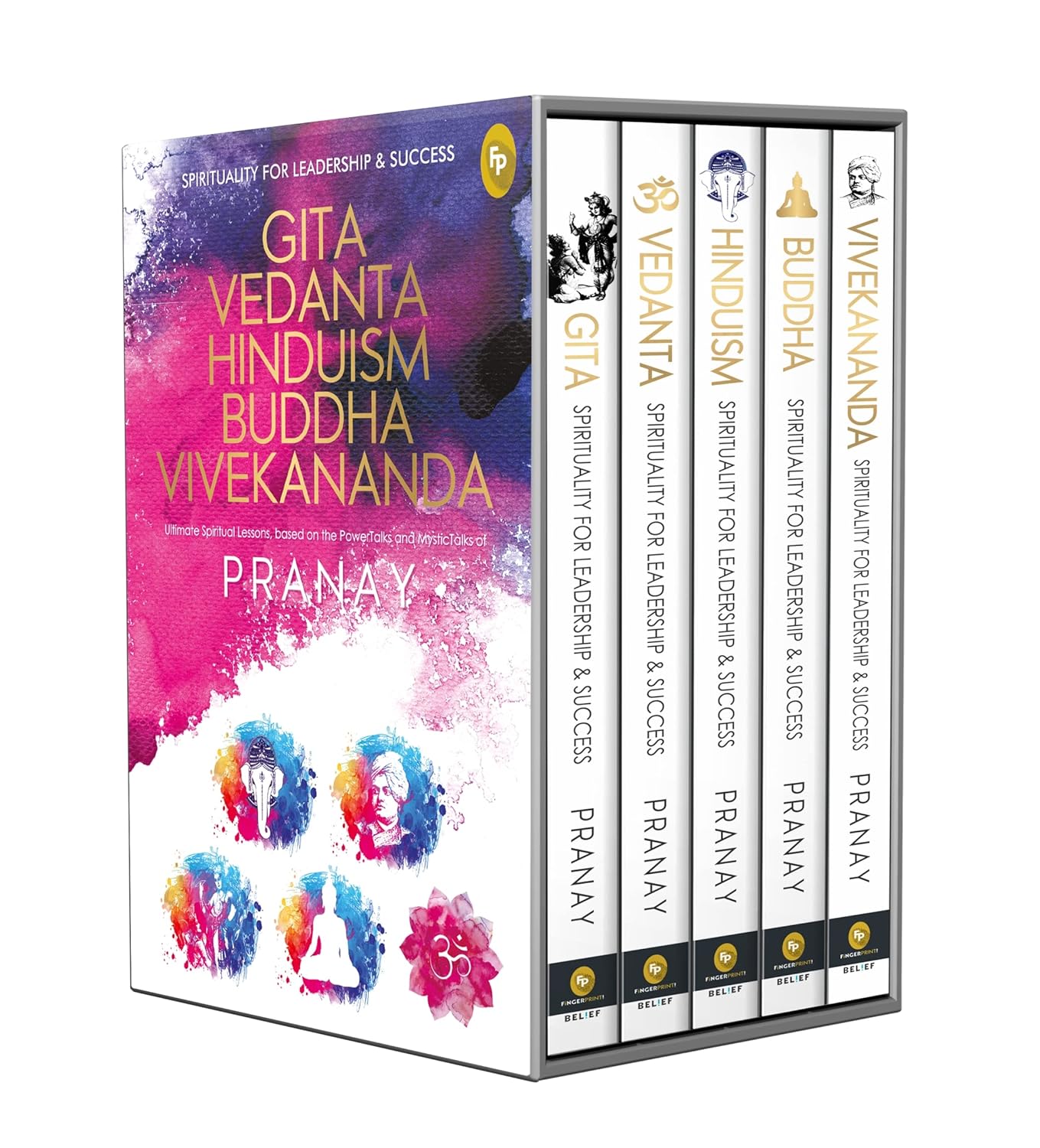 Spirituality For Leadership & Success (Box-Set of 5 Books): Gita, Vedanta, Hinduism, Buddha, Vivekananda english book