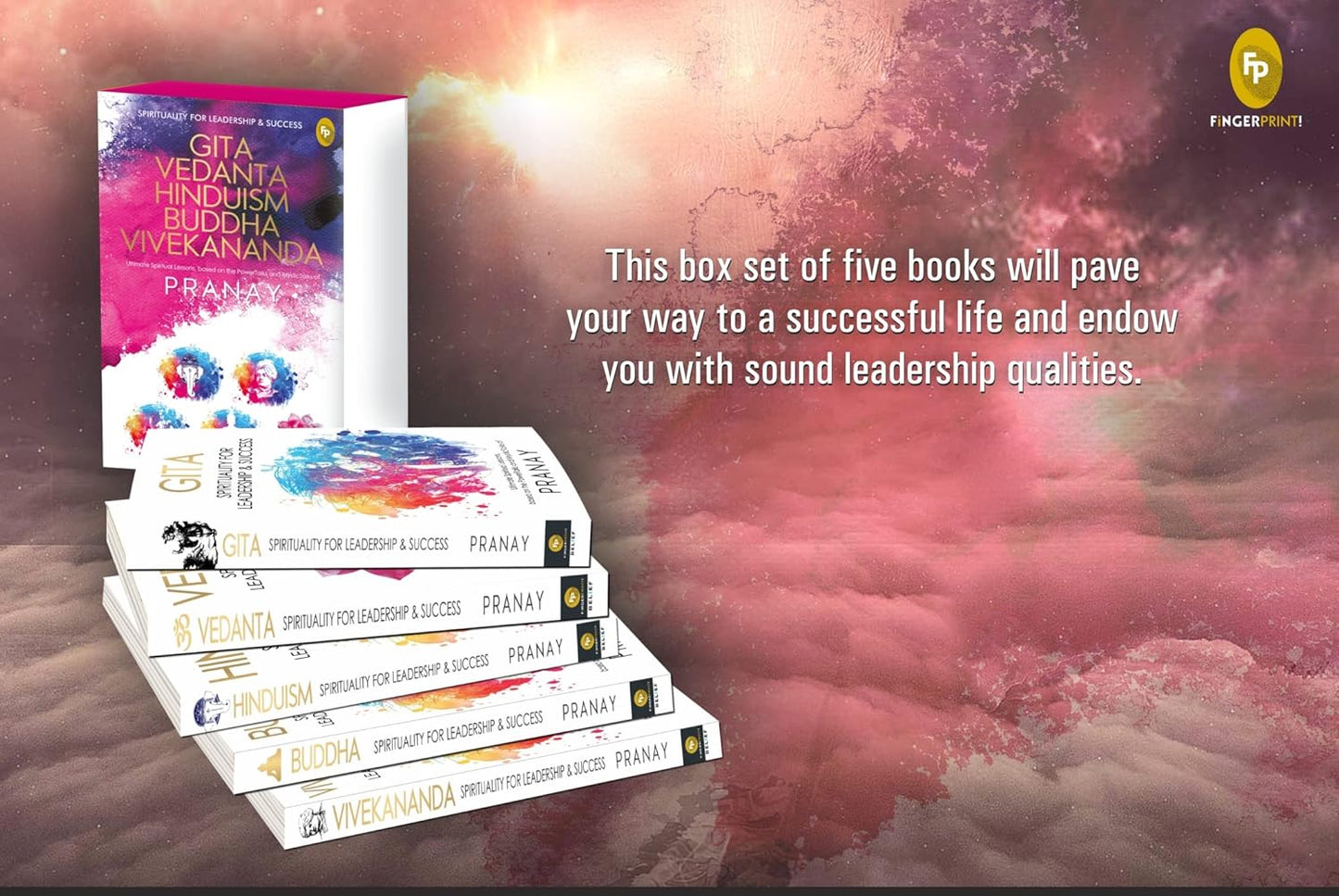 Spirituality For Leadership & Success (Box-Set of 5 Books): Gita, Vedanta, Hinduism, Buddha, Vivekananda english book