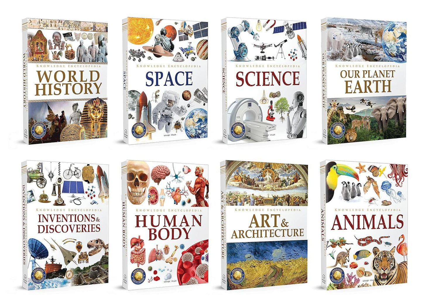 Knowledge Encyclopaedia Boxed Set 8 Paperback Books For Kids Age Group 10+