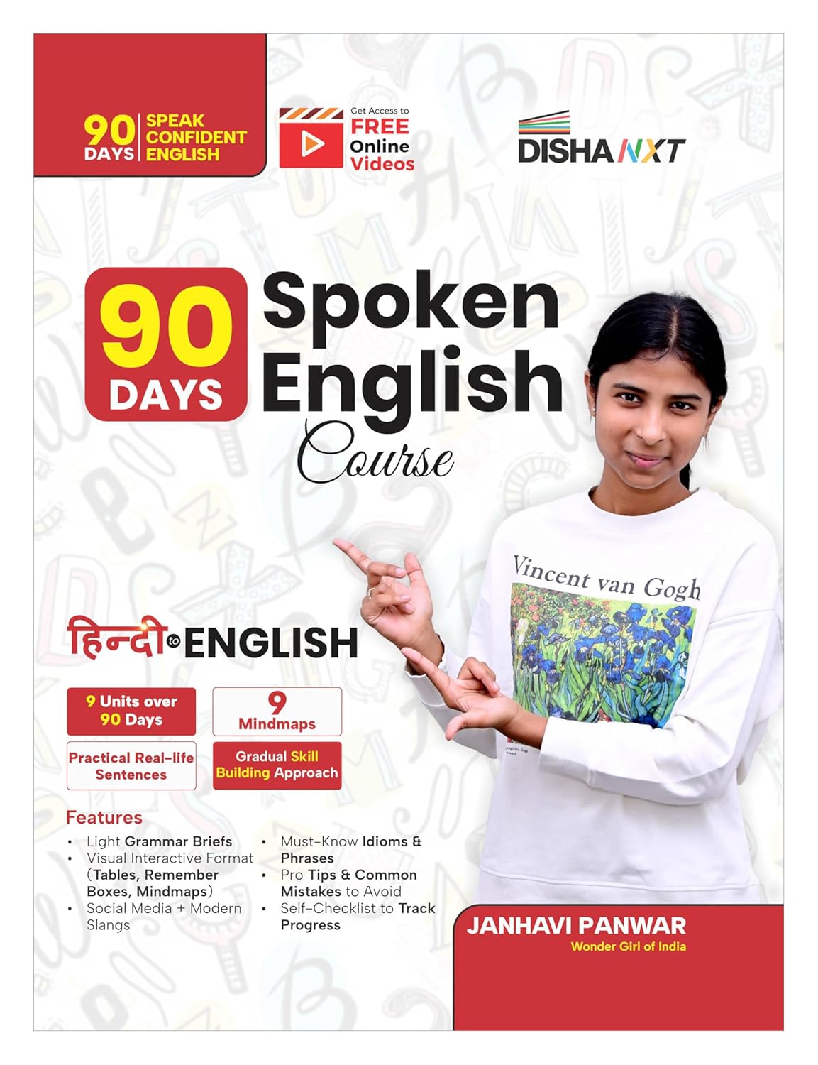 Disha 90 Days Spoken English Course | Speak Daily Use Confident English in just 90 Days | Grammar Briefs, Tips, Common Mistakes, Mind Maps & Checklist |...