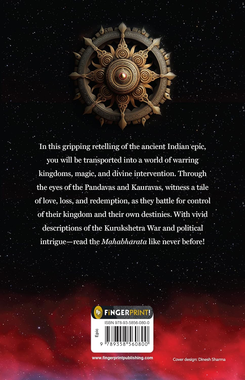 Mahabharata: The Great Indian Epic by Sudarshan Ray - English | Paperback | Book on Ancient Indian Stories about Pandavas and Kauravas | Kurukshetra War |..english book