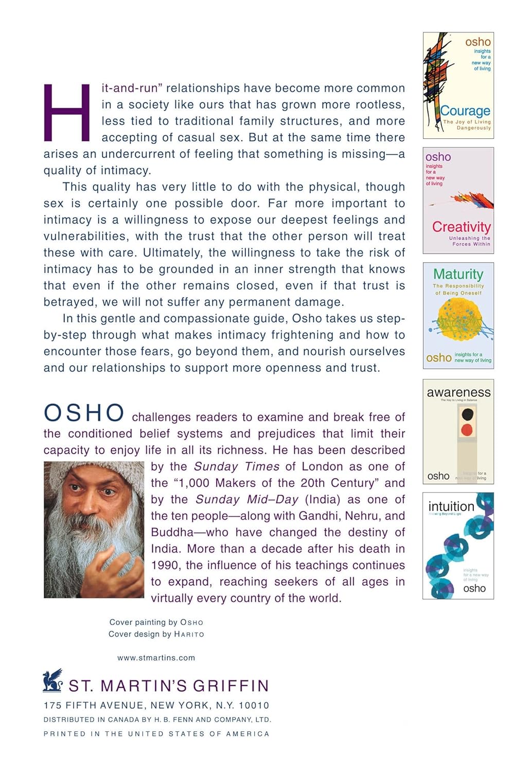Intimacy OSHO ENGLISH BOOK