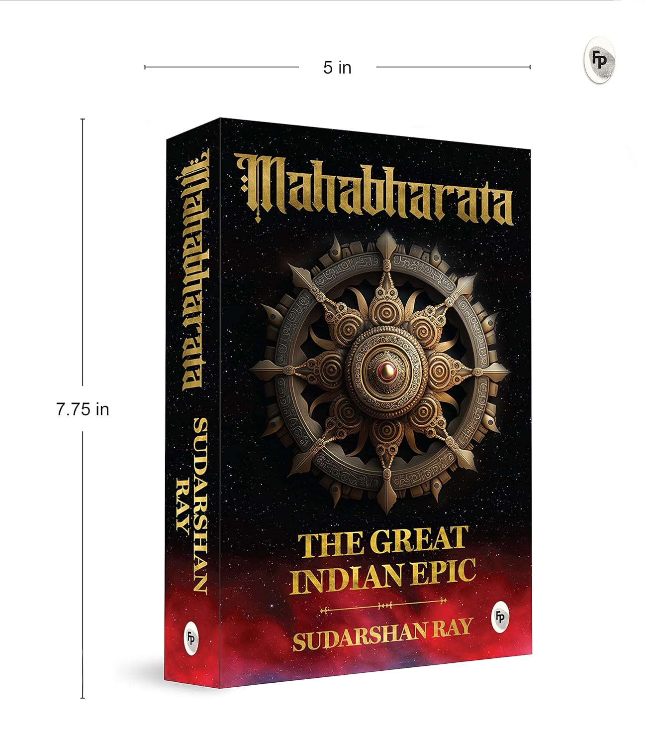 Mahabharata: The Great Indian Epic by Sudarshan Ray - English | Paperback | Book on Ancient Indian Stories about Pandavas and Kauravas | Kurukshetra War |..english book