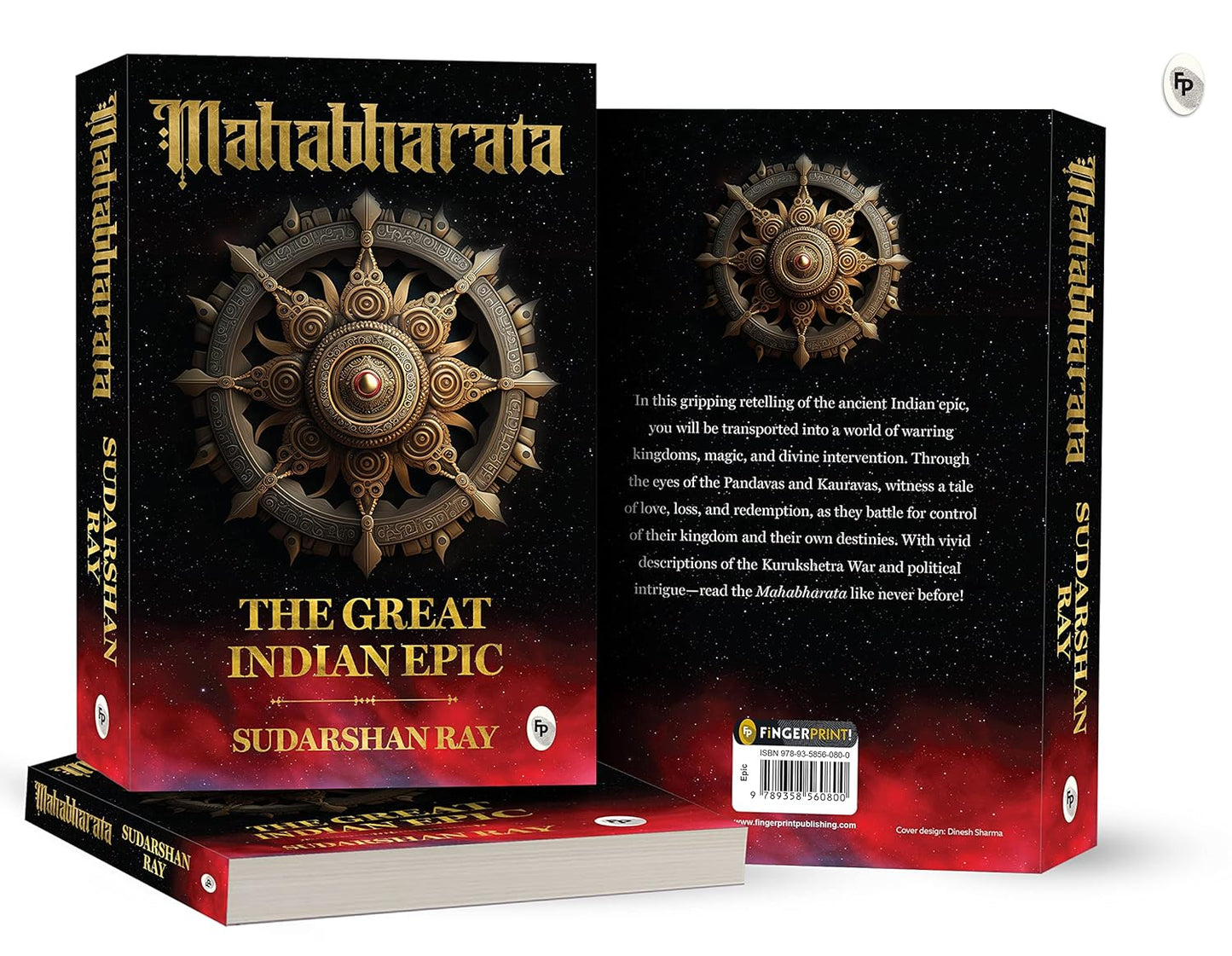 Mahabharata: The Great Indian Epic by Sudarshan Ray - English | Paperback | Book on Ancient Indian Stories about Pandavas and Kauravas | Kurukshetra War |..english book