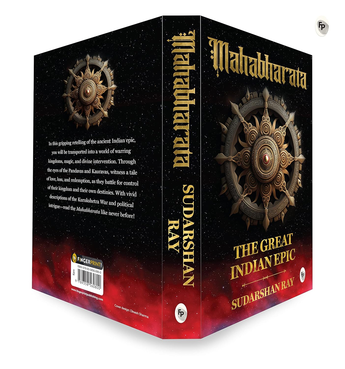 Mahabharata: The Great Indian Epic by Sudarshan Ray - English | Paperback | Book on Ancient Indian Stories about Pandavas and Kauravas | Kurukshetra War |..english book
